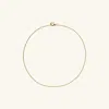 Mejuri Chain Anklet In Yellow