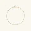 Mejuri Chain Anklet In Yellow