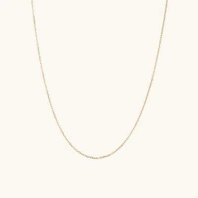 Mejuri Chain Necklace In Yellow