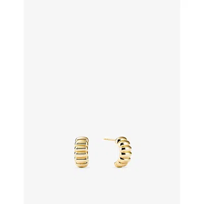 Mejuri Charlotte 14ct Yellow-gold Hoop Earrings