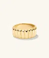 Mejuri Charlotte Bold Ring In Yellow