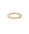 Mejuri Charlotte Crest Stacker Ring In White