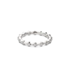 Mejuri Charlotte Crest Stacker Ring In White