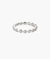 Mejuri Charlotte Crest Stacker Ring In White