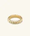 Mejuri Charlotte Slim Ring In Yellow