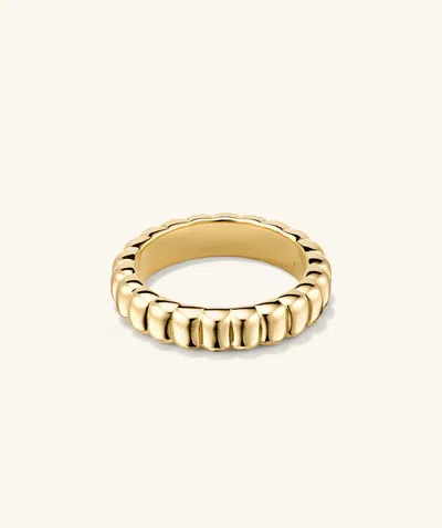 Mejuri Charlotte Slim Ring In Yellow