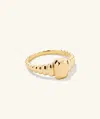 Mejuri Charlotte Step Cut Signet Ring