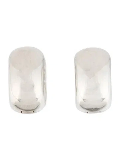 Pre-owned Mejuri Chunky Huggie Hoop Earrings In Multicolor