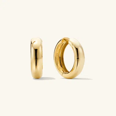 Mejuri Chunky Large Hoops In Vermeil