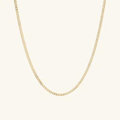 Mejuri Curb Chain Necklace In Gold