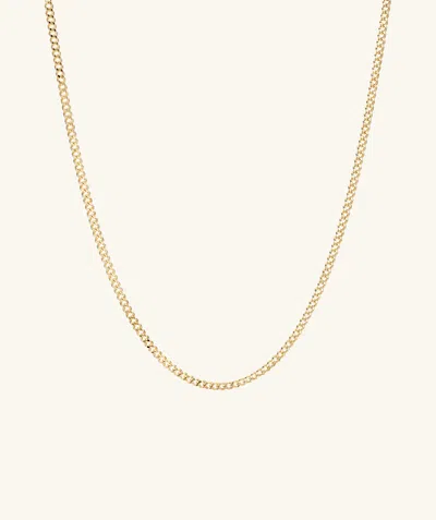 Mejuri Curb Chain Necklace In Gold
