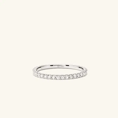 Mejuri Diamond Eternity Band In White