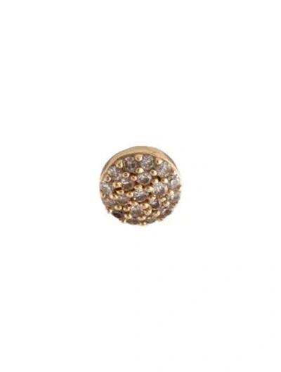 Pre-owned Mejuri Diamond Single Stud Earring In Multicolor