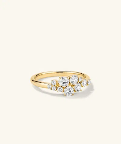 Mejuri Diamonds Cluster Ring In White