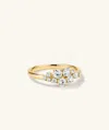 Mejuri Diamonds Cluster Ring In White