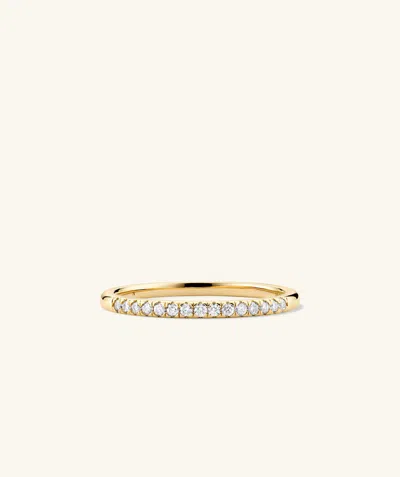 Mejuri Diamonds Team Ring In Gold