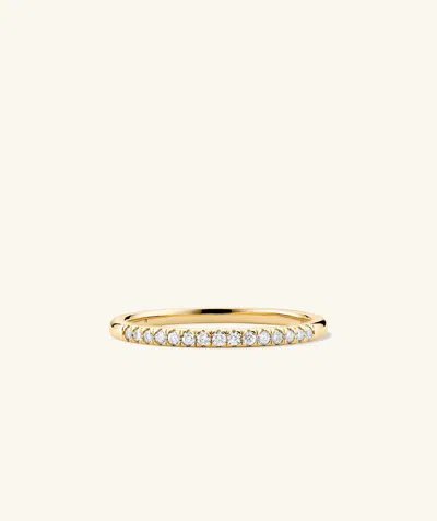 Mejuri Diamonds Team Ring In White