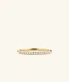 Mejuri Diamonds Team Ring In White