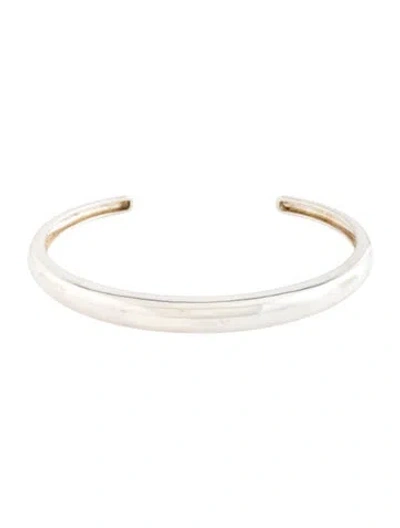 Pre-owned Mejuri Dome Cuff Bracelet, 6.25" In Multicolor