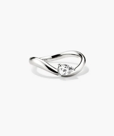 Mejuri Dôme Figure Balance Ring In White