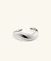Mejuri Dome Figure Cuff Silver In Silver