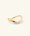 Mejuri Dôme Figure Diamond Dipped Ring