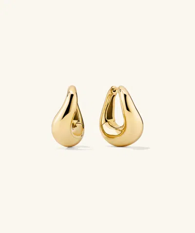 Mejuri Dome Figure Hoops In Gold