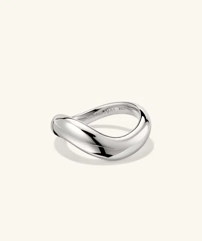 Mejuri Dôme Figure Ring In White