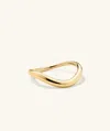 Mejuri Dôme Figure Slim Ring In Yellow