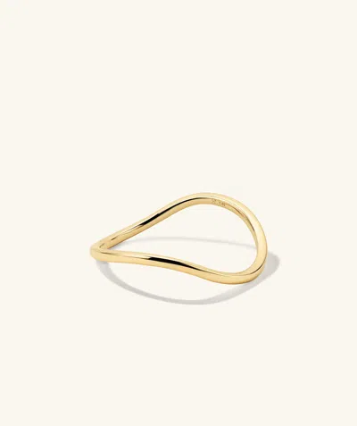 Mejuri Dôme Figure Stacker Ring In Gold