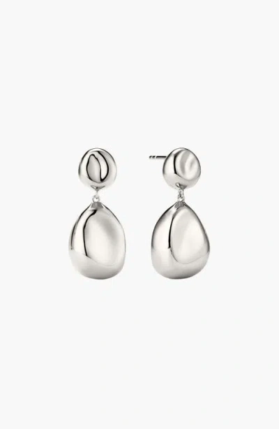 Mejuri Dôme Pebble Earrings In Sterling Silver