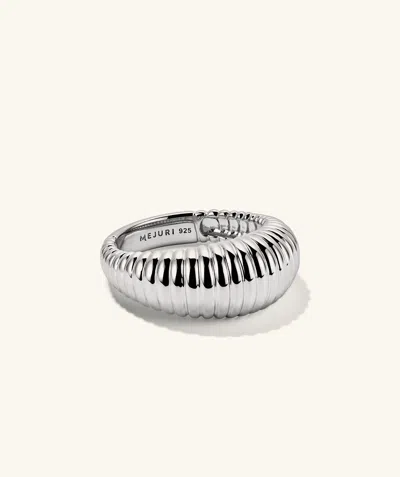 Mejuri Dôme Texture Ring In Neutral