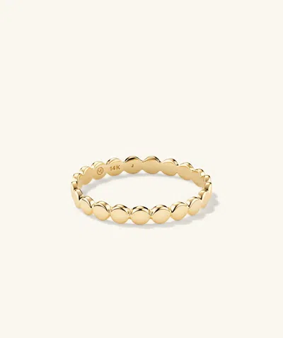 Mejuri Dot Ring In Yellow