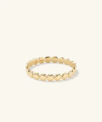 Mejuri Dot Ring In Yellow