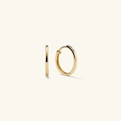 Mejuri Easy Small Hoops In Yellow