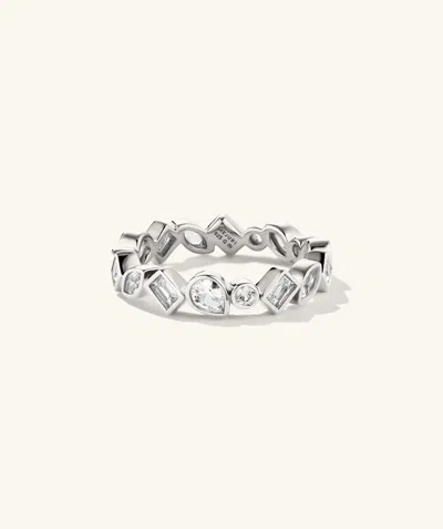 Mejuri Edie Lab Grown Sapphire Eternity Ring