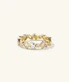 Mejuri Edie Lab Grown Sapphire Eternity Ring