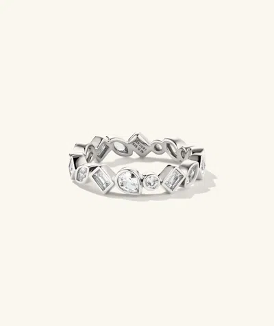 Mejuri Edie Lab Grown Sapphire Eternity Ring