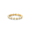 Mejuri Enamel Charlotte Stacker Ring In White