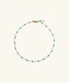Mejuri Enamel Spheres Anklet