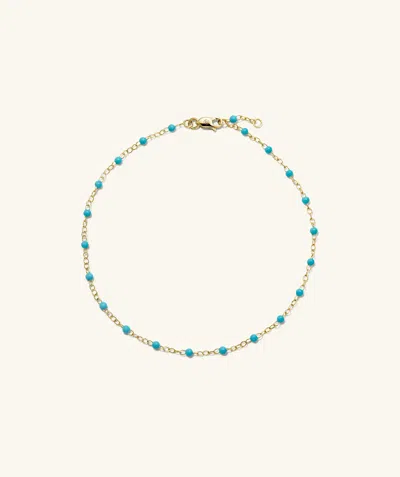 MEJURI ENAMEL SPHERES ANKLET