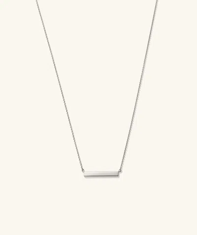 Mejuri Engravable Bar Necklace