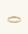 Mejuri Eternity Line Band In Yellow