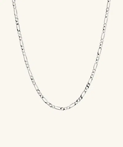 Mejuri Figaro Chain Necklace In White
