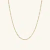 Mejuri Figaro Chain Necklace In Yellow