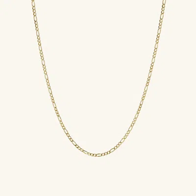 Mejuri Figaro Chain Necklace In Yellow