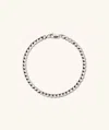 Mejuri Flat Curb Chain Bracelet
