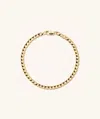 Mejuri Flat Curb Chain Bracelet