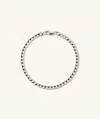 Mejuri Flat Curb Chain Bracelet