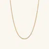 Mejuri Flat Curb Chain Necklace